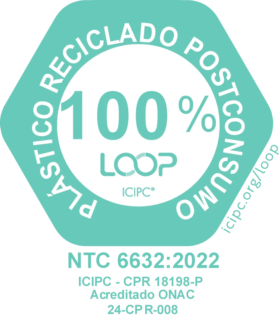 sello plástico reciclado postconsumo