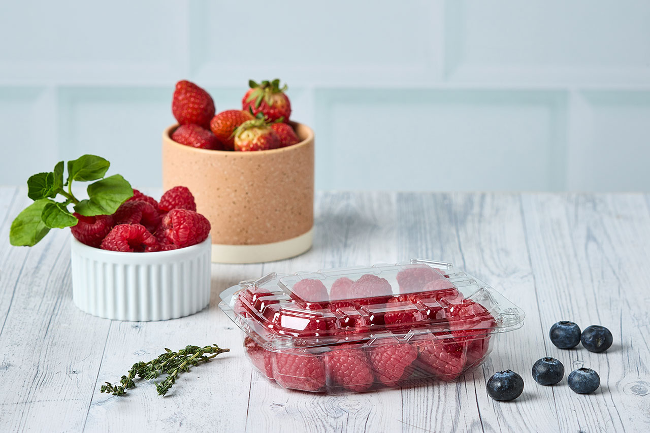 freshpack-r-4oz-2.jpg Empaque para frutas y hortalizas con sistema de ventilación, ideal para conservar, proteger y exhibir los alimentos frescos por más tiempo.